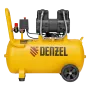 Компрессор безмасл. малошумный DENZEL DLP-1500/50, 1,5 кВт,50 л, 2850 об/мин, 250 л/мин