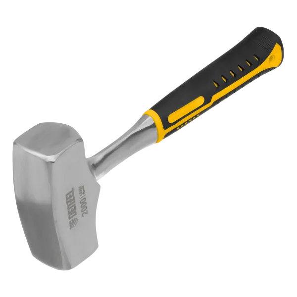 Кувалда DENZEL 2 кг, цельнометаллическая, двухкомпонентная рукоятка