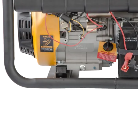 Генератор бензиновый DENZEL PS 55 EA, 5.5 кВт, 230 В, 25 л, электростартер