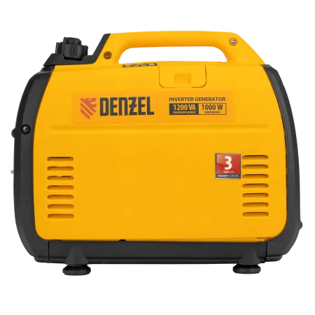 Инверторный генератор DENZEL GT-1200iS, 1.2 кВт, 230 В, бак 2.4 л, ручной старт