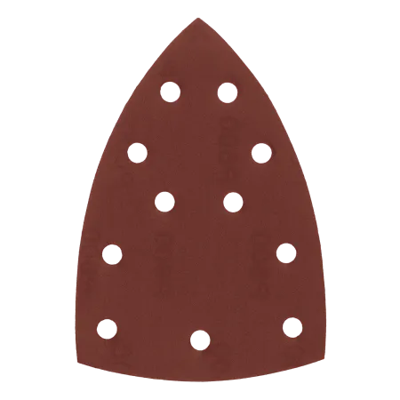 Треугольник абразивный на ворc. подложке под "липучку", перф., P 600, 150х150х100 мм, 5 шт. Denzel