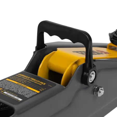 Домкрат гидравлический подкатной DENZEL 2 т, 135-385 мм