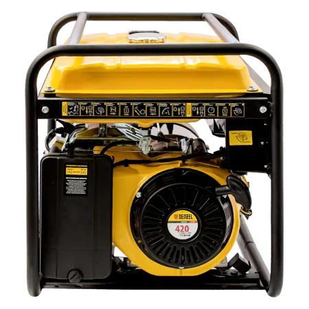 Генератор бензиновый DENZEL GE 7900, 6.5 кВт, 220 В/50 Гц, 25 л, ручной старт