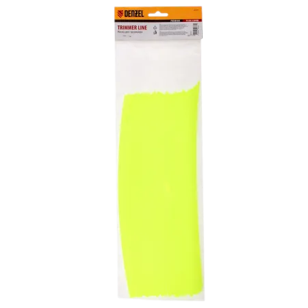 Леска для триммера DENZEL Flex Сord 96101, 2.4 мм x 30 см, круглая, нарезанная, 50 шт.