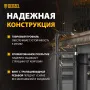 Струбцина DENZEL F-образная, 100x300мм, кованая