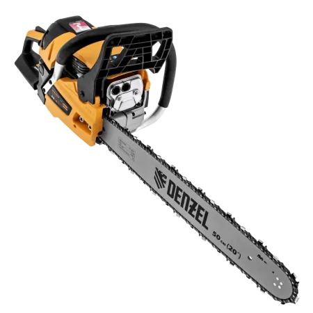 Пила цепная бензиновая DENZEL DS-5820, шина 50 см, 58 см3, 3.6 л.с, шаг 0,325, 76 звеньев