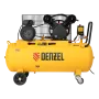 Компрессор воздушный DENZEL BCV2200/100, 2.2 кВт, ременный привод, 100 литров, 370 л/мин
