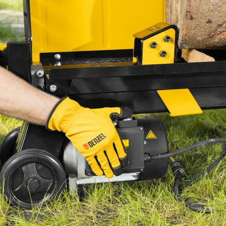 Дровокол электрический DENZEL ELS7T-52, 2300 Вт, сила раскола 7т, макс. размеры полена D250 x 520 мм