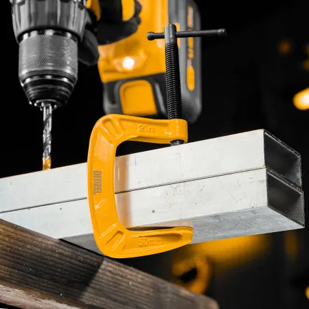 Струбцина DENZEL G-образная, усиленная, 50 мм