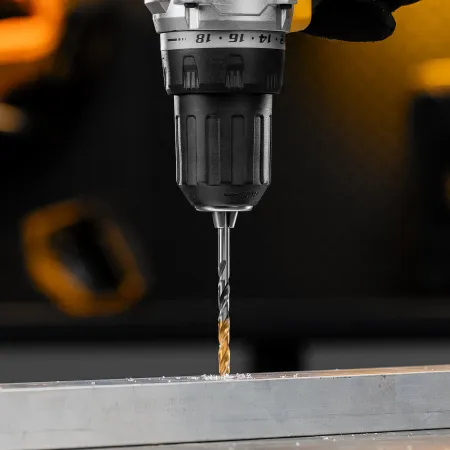 Сверло спиральное по металлу DENZEL 5 x 86 мм, Р6М5, Golden Tip, многогранная заточка