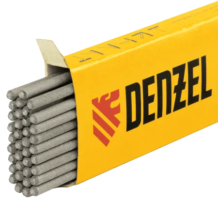 Электроды DENZEL DER-46, диам. 3 мм, 1 кг, рутиловое покрытие