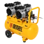 Компрессор безмасляный, малошумный DENZEL DLS 1500/50, 1500 ВТ, 2x750, 50 л, 260 л/мин