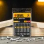 Бита DENZEL TX 10х50, сталь S2, шестигранный профиль, 10 шт. Е 6,3