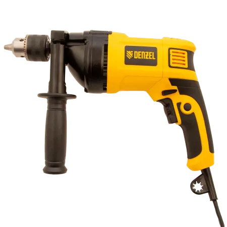 Ударная дрель DENZEL ID-850, 850 Вт, 0-3000 об/мин, 48000 уд/мин