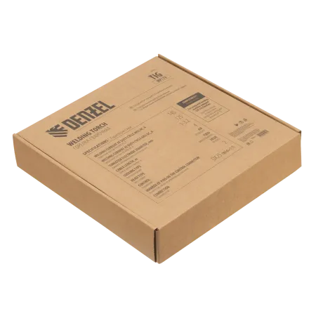 Горелка сварочная TIG DENZEL WP17V, прямое подключение к баллону, 4 метра