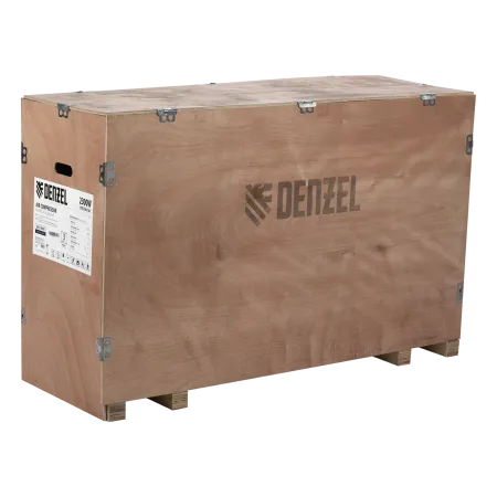 Компрессор воздушный DENZEL BCV2300/100, 2.3 кВт, ременный привод, 100 литров, 440 л/мин