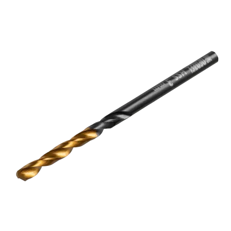 Сверло по металлу DENZEL 3 мм, HSS-Tin, Golden Tip, 10 шт.