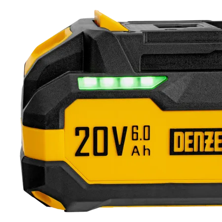 Батарея аккумуляторная DENZEL BH-20-6.0, Li-Ion, USB, 20 В, 6,0 Ач