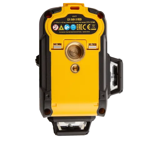 Лазерный уровень DENZEL LX 360-3 Red, 30 м, 635 нм, Li 2800 мАч, 5/8 дюйм