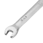 Ключ комбинированный трещоточный DENZEL, 6 мм, CrV, матовый хром