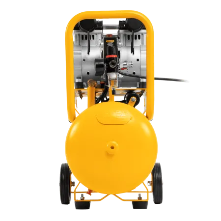 Компрессор безмасляный, малошумный DENZEL DLS 2200/50, 2200 Вт, 2x1100, 50 л, 380 л/мин