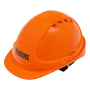 Каска защитная ударопрочная DENZEL ABS/PC, плавная регулировка, модель «Форвард» (К-05), оранж.