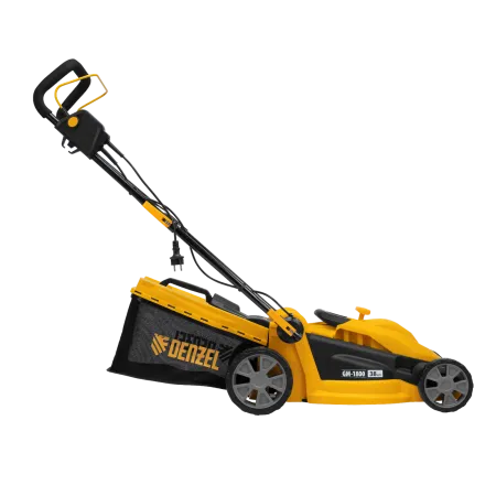 Газонокосилка электрическая DENZEL GM-1800, 1800 Вт, ширина 38 см, 6 уровней, 40 л