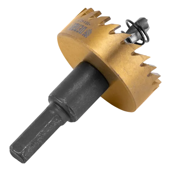 Коронка по металлу DENZEL 724112, 40 мм, HSS, нитридтитановое покрытие