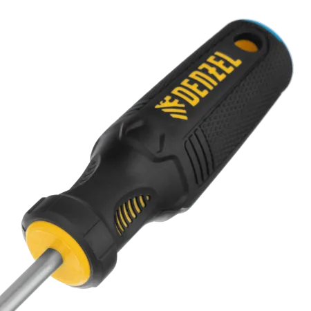 Отвертка DENZEL SL6x150 мм, CrV, трехкомпонентная рукоятка