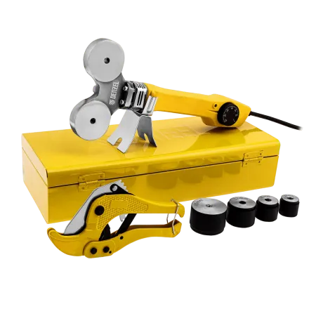 Аппарат для сварки пластиковых труб DENZEL DWP-750, 750 Вт, 0-300 град, 20-40 мм