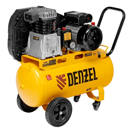 Компрессор воздушный DENZEL рем. привод BCI 2100/50, 2,1 кВт, 50 литров, 400 л/мин