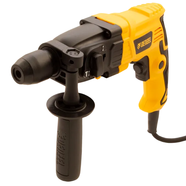 Перфоратор электрический DENZEL RH-400-12, SDS-plus, 400 Вт, 1.2 Дж, 2 режима