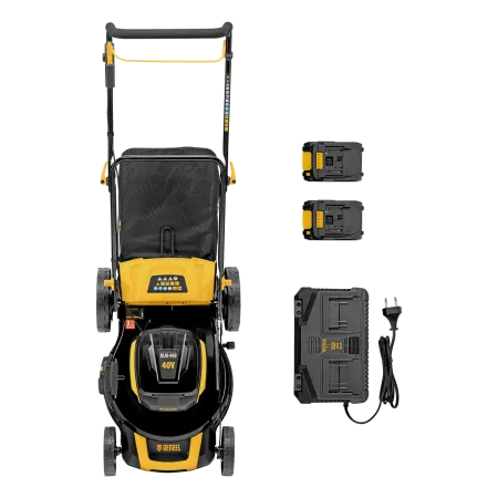 Газонокосилка аккумуляторная бесщет. DENZEL DLM-460, 460 мм, травосб. 65 л., Li-Ion, 40 В