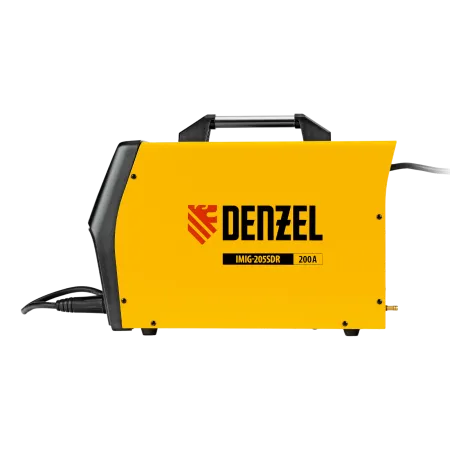 Аппарат инвертор DENZEL. полуавтомат. cварки IMIG-205SDR, 200 А, ПВ 60%, катушка 5 кг