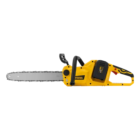 Аккумуляторная цепная пила DENZEL RCS400-36, Li-ion, 36 В, 4 Ач, шина 400 мм, бесщеточная