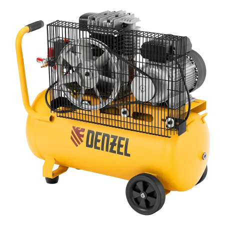 Компрессор воздушный DENZEL BCI2300/50, 2.3 кВт, ременный привод, 50 литров, 400 л/мин