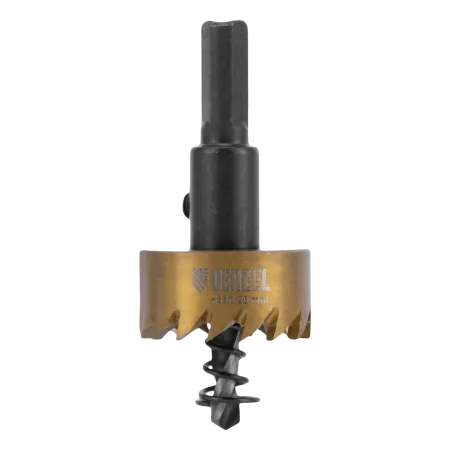 Коронка по металлу DENZEL 724106, 28 мм, HSS, нитридтитановое покрытие