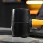 Киянка резиновая DENZEL 450 г, черная, фибергласовая рукоятка c TPR покрытием