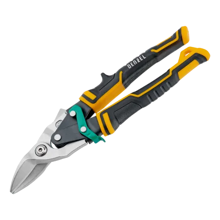 Ножницы по металлу DENZEL 78371, 270 мм, прямой и правый рез, сталь СrMo
