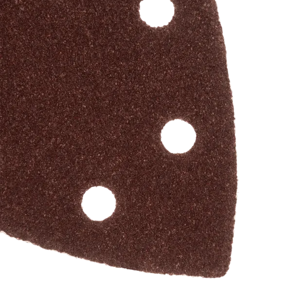 Треугольник абразивный на ворc. подложке под "липучку", перф., P 60, 150х150х100 мм, 5 шт. Denzel