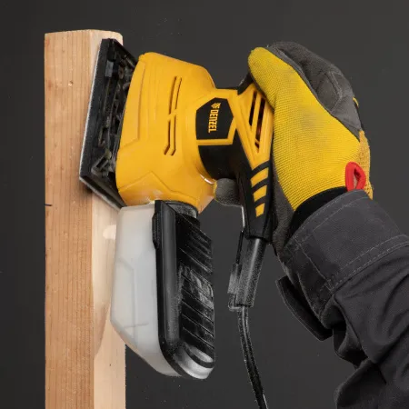 Машина плоскошлифовальная вибрационная DENZEL VDS-2, 2 в 1, 130 Вт, 14000 об/мин