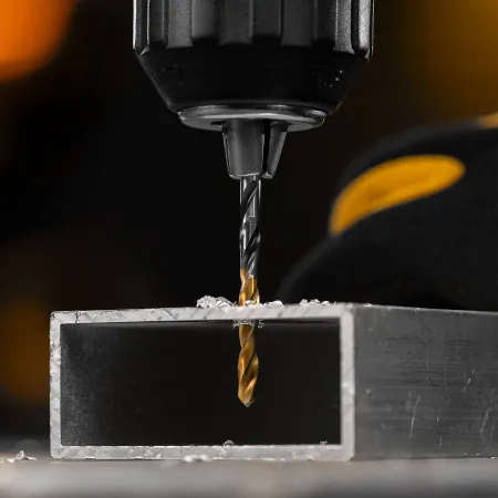 Сверло спиральное по металлу DENZEL 3,5 x 70 мм, Р6М5, Golden Tip, многогранная заточка, 2шт.