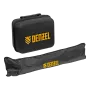 Лазерный уровень мультипризменный DENZEL DLV 360-4T, 30 м, зеленый луч, Li-Ion 2,4 Aч, штатив
