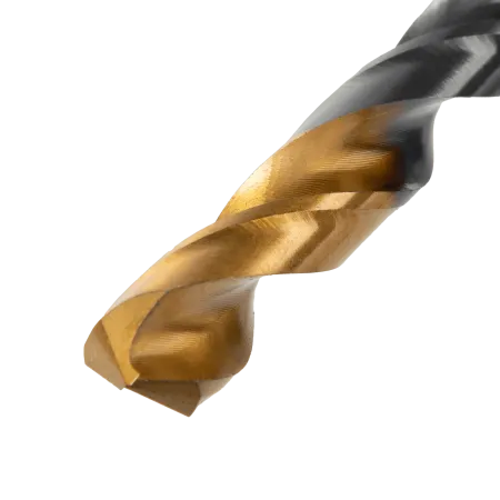 Сверло по металлу DENZEL 10 мм, HSS-Tin, Golden Tip, 8 шт.