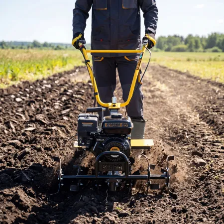 Мотоблок DENZEL DPT-370X, 7 л.с, дисковое сцепление,  фрез 3 x 4, ВОМ, передачи 3В/1Н