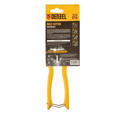Болторез компактный DENZEL 225 мм - 9", Cr-V