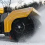 Снегоуборщик гибридный с функц. подметания DENZEL SWB-600, 212 сс, руч. старт, 2 насадки