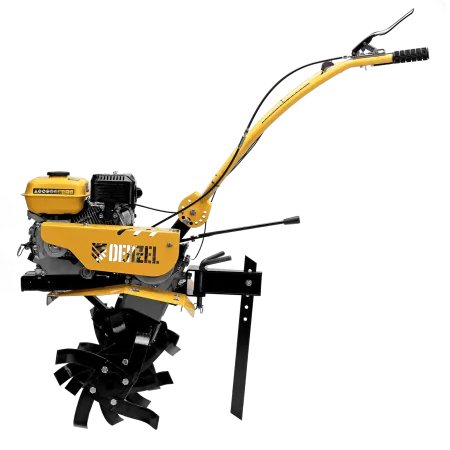 Мотоблок DENZEL DPT-170SB, 7 л.с., ремен.сцеп, фрез 3х4, ШОМ, без колес, передачи 2В/1Н