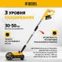 Портативная аккумуляторная газонокосилка DENZEL CLM-22, Li-ion, 20В, 220 мм