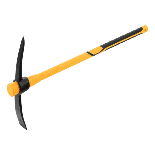 Кирка DENZEL 2000 г, узкая, фиберглассовая обрезиненная рукоятка 900 мм